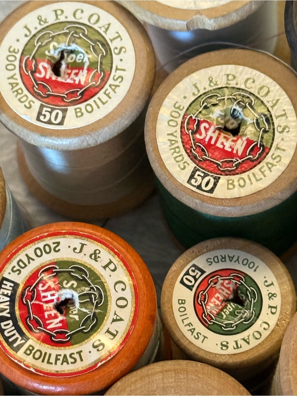 Vintage Thread Spool Collection - Picture 3 of 7